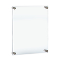 Azar Displays Standoff Sign Holder:18"x24" Graphic Size. Overall Size: 22"x28" 105524